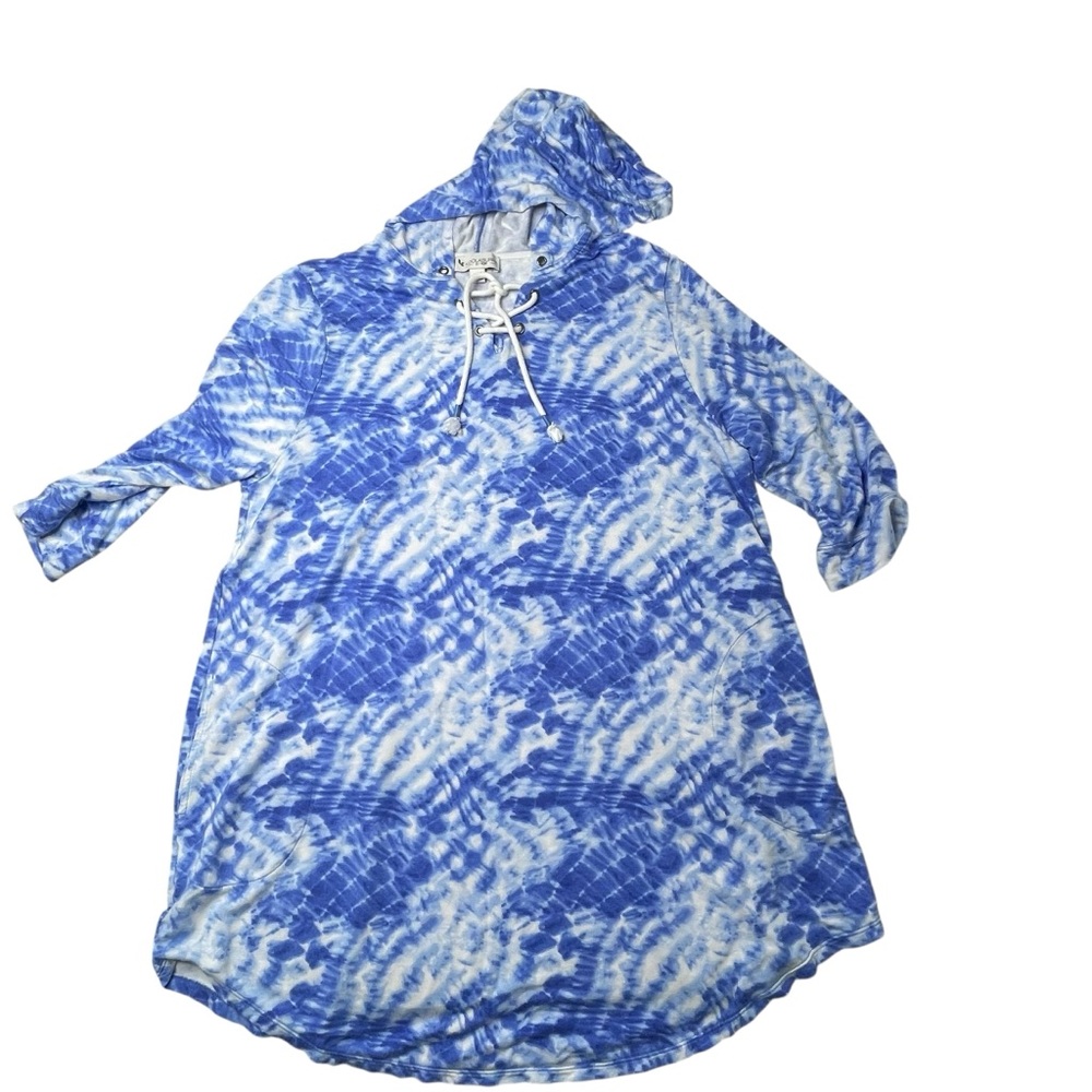 Koolaburra UGG Light & Airy French Terry Hoodie Dress Large swim beach cover-up
